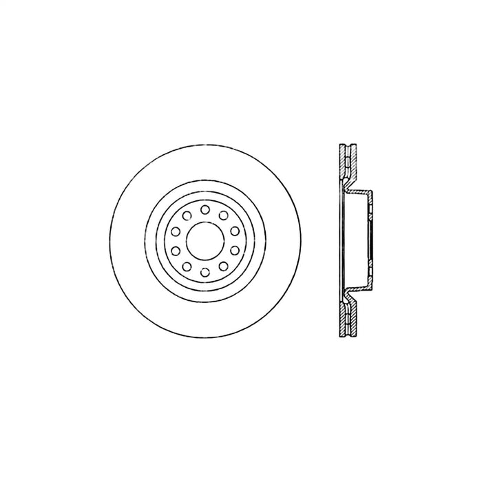 StopTech 125.33060CRY StopTech Cryostop Premium High Carbon Rotor; Front - Truck Part Superstore