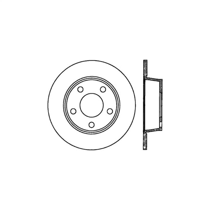 StopTech 125.33063CRY StopTech Cryostop Premium High Carbon Rotor; Rear - Truck Part Superstore