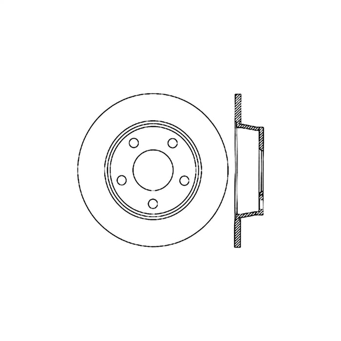 StopTech 125.33064CRY StopTech Cryostop Premium High Carbon Rotor; Rear - Truck Part Superstore
