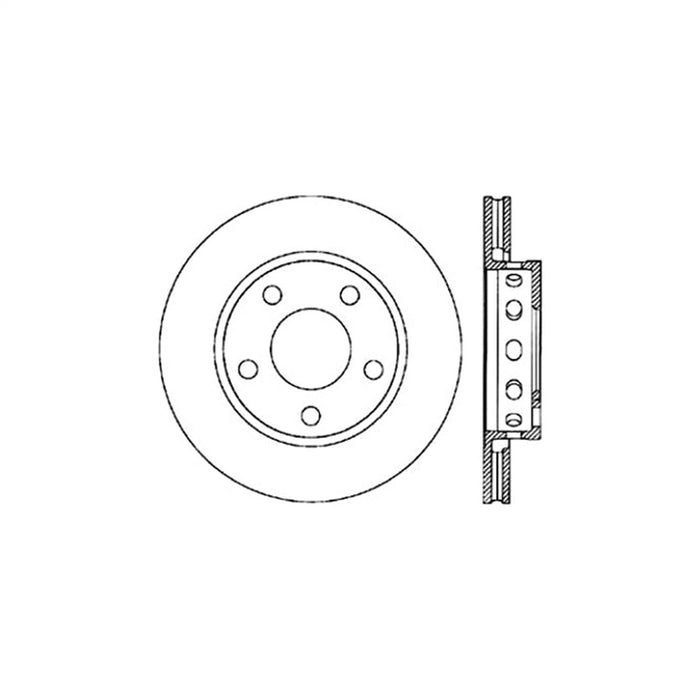 StopTech 125.33067CRY StopTech Cryostop Premium High Carbon Rotor; Rear - Truck Part Superstore