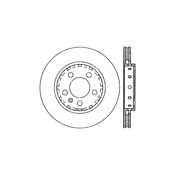 StopTech 125.33069CRY StopTech Cryostop Premium High Carbon Rotor; Rear - Truck Part Superstore
