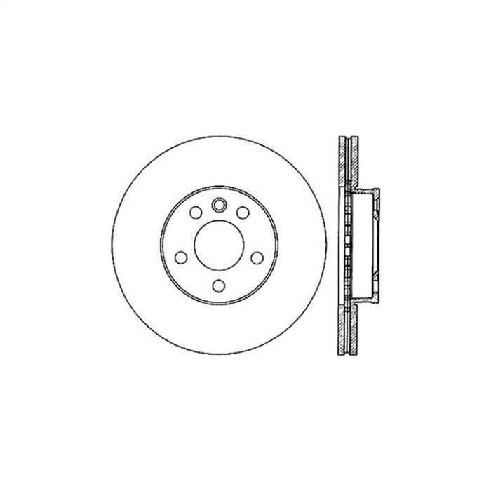 StopTech 125.33075CRY StopTech Cryostop Premium High Carbon Rotor; Front - Truck Part Superstore
