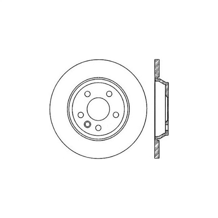 StopTech 125.33076CRY StopTech Cryostop Premium High Carbon Rotor; Rear - Truck Part Superstore
