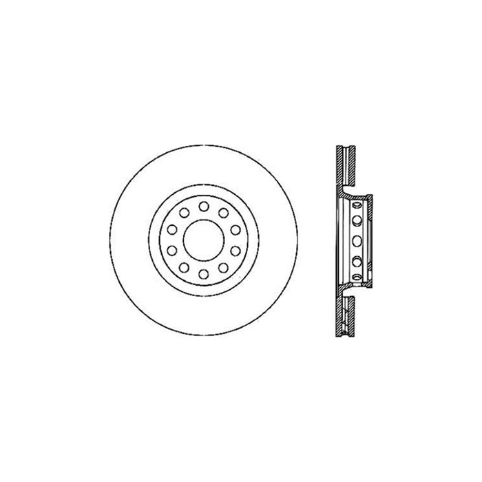 StopTech 125.33077CRY StopTech Cryostop Premium High Carbon Rotor; Front - Truck Part Superstore