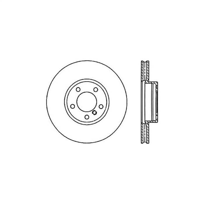 StopTech 125.33080CRY StopTech Cryostop Premium High Carbon Rotor; Front Left - Truck Part Superstore
