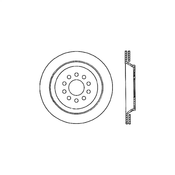 StopTech 125.33088CRY StopTech Cryostop Premium High Carbon Rotor; Rear - Truck Part Superstore
