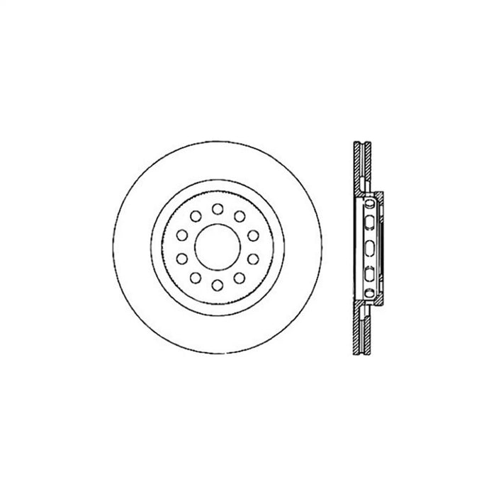 StopTech 125.33089CRY StopTech Cryostop Premium High Carbon Rotor; Rear - Truck Part Superstore