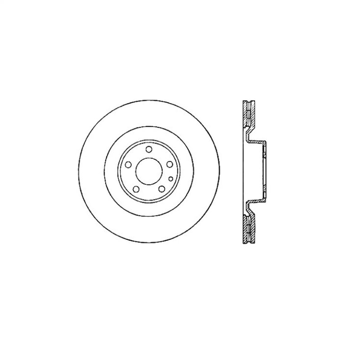 StopTech 125.33095CRY StopTech Cryostop Premium High Carbon Rotor; Front - Truck Part Superstore