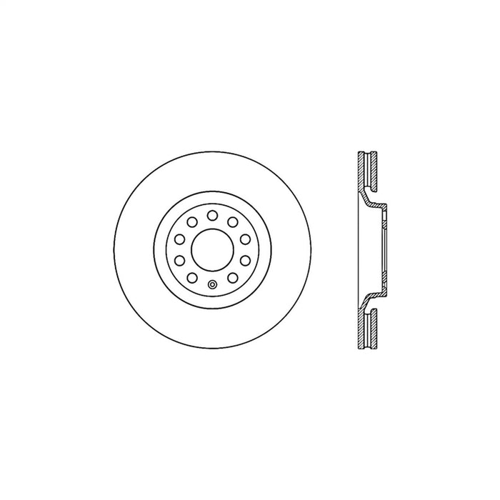 StopTech 125.33096CRY StopTech Cryostop Premium High Carbon Rotor; Front - Truck Part Superstore