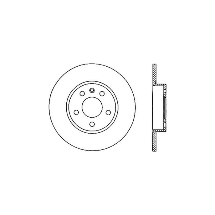 StopTech 125.33097CRY StopTech Cryostop Premium High Carbon Rotor; Rear - Truck Part Superstore