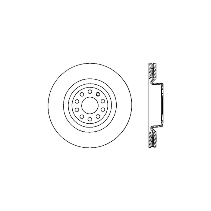 StopTech 125.33098CRY StopTech Cryostop Premium High Carbon Rotor; Front - Truck Part Superstore