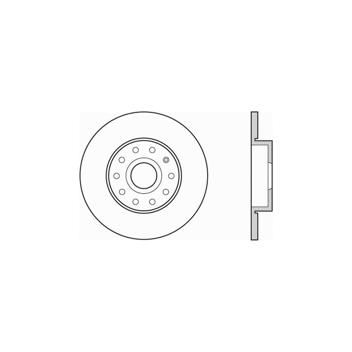 StopTech 125.33105CRY StopTech Cryostop Premium High Carbon Rotor; Rear - Truck Part Superstore