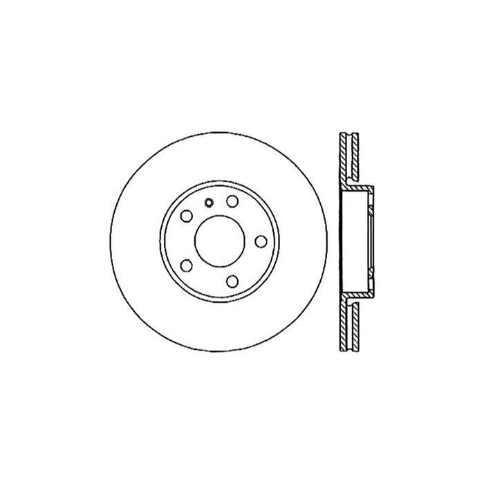 StopTech 125.33111CRY StopTech Cryostop Premium High Carbon Rotor; Front - Truck Part Superstore