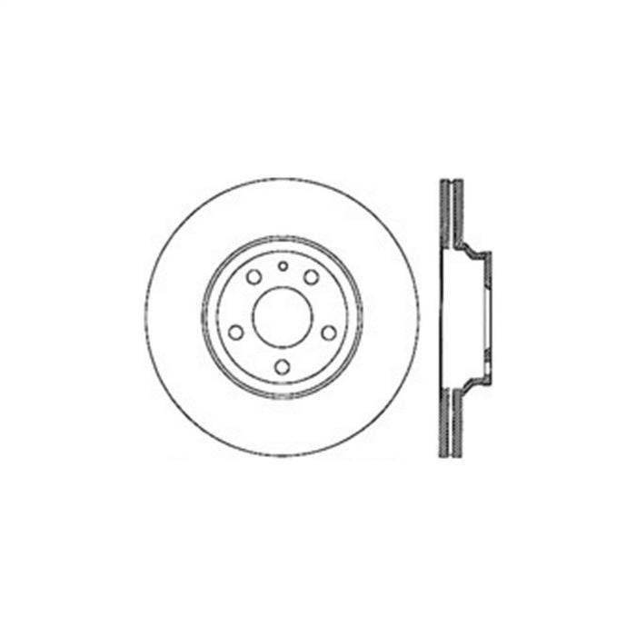 StopTech 125.33117CRY StopTech Cryostop Premium High Carbon Rotor; Rear - Truck Part Superstore