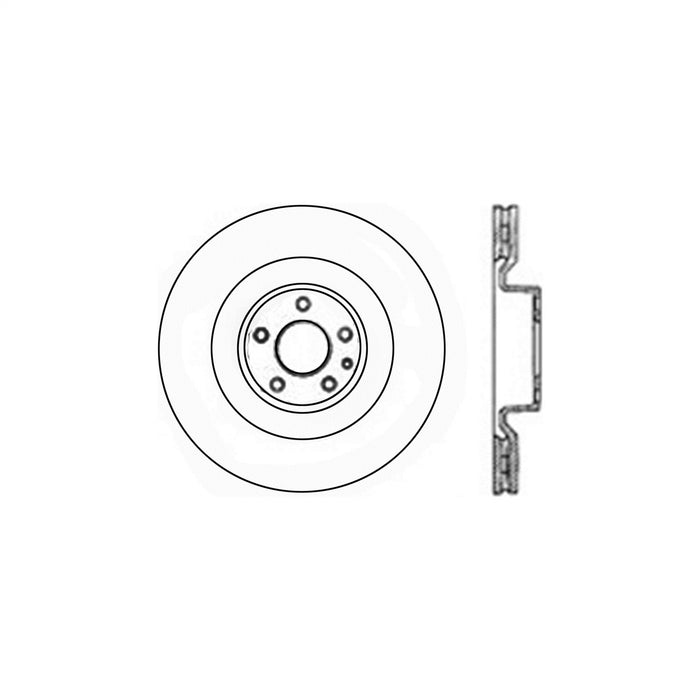 StopTech 125.33118CRY StopTech Cryostop Premium High Carbon Rotor; Front - Truck Part Superstore