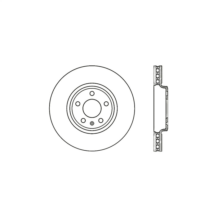 StopTech 125.33123CRY StopTech Cryostop Premium High Carbon Rotor; Front - Truck Part Superstore