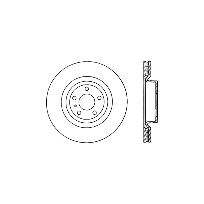 StopTech 125.33124CRY StopTech Cryostop Premium High Carbon Rotor; Front - Truck Part Superstore