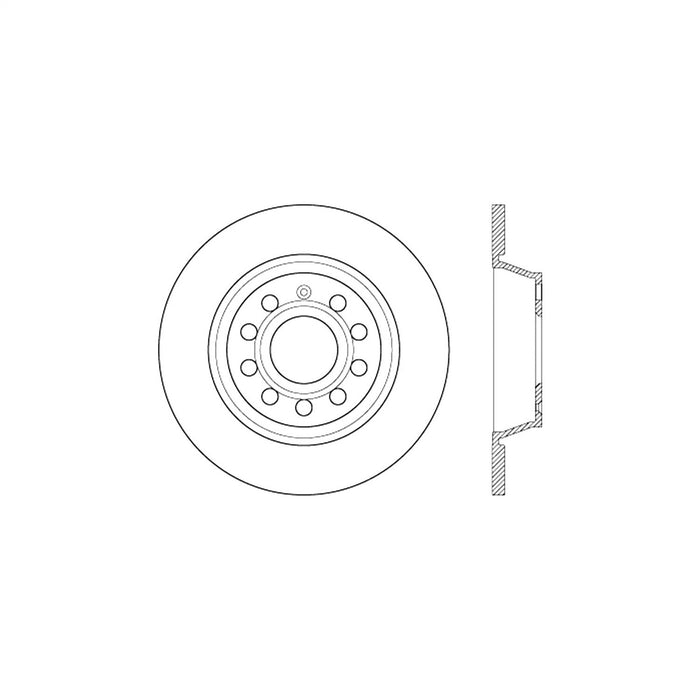 StopTech 125.33129CRY StopTech Cryostop Premium High Carbon Rotor; Rear - Truck Part Superstore