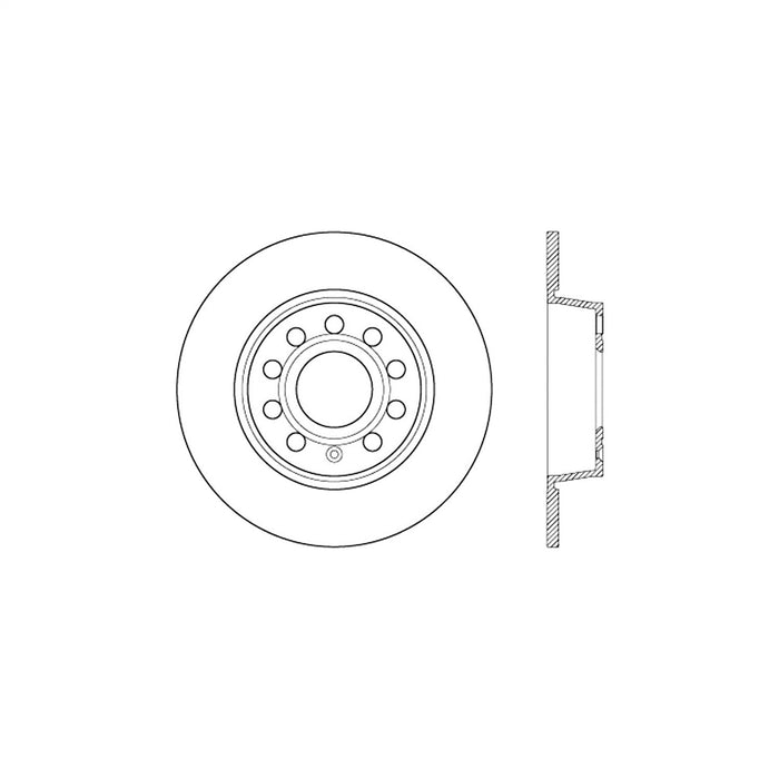 StopTech 125.33131CRY StopTech Cryostop Premium High Carbon Rotor; Rear - Truck Part Superstore