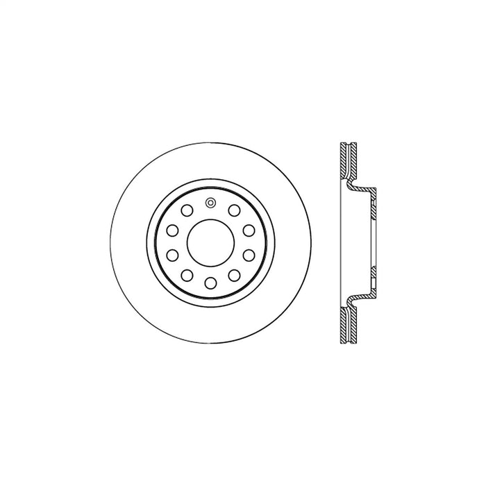 StopTech 125.33132CRY StopTech Cryostop Premium High Carbon Rotor; Front - Truck Part Superstore
