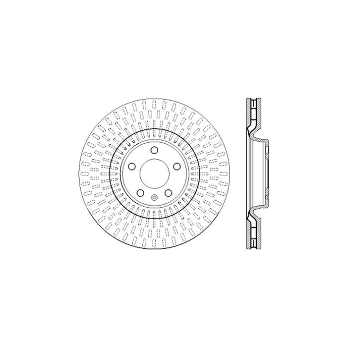 StopTech 125.33134CRY StopTech Cryostop Premium High Carbon Rotor; Front - Truck Part Superstore