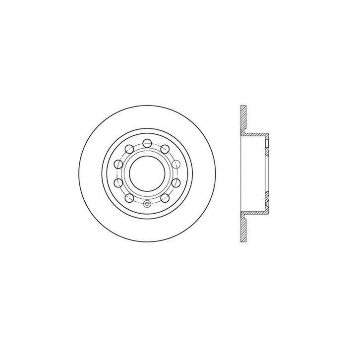 StopTech 125.33135CRY StopTech Cryostop Premium High Carbon Rotor; Rear - Truck Part Superstore
