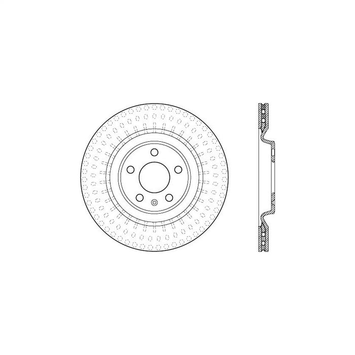 StopTech 125.33137CRY StopTech Cryostop Premium High Carbon Rotor; Rear - Truck Part Superstore