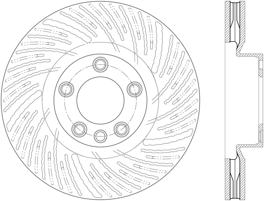 StopTech 125.33141CRY StopTech Cryostop Premium High Carbon Rotor; Front Right - Truck Part Superstore