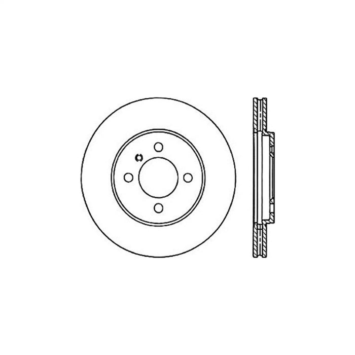 StopTech 125.34018CRY StopTech Cryostop Premium High Carbon Rotor; Front - Truck Part Superstore