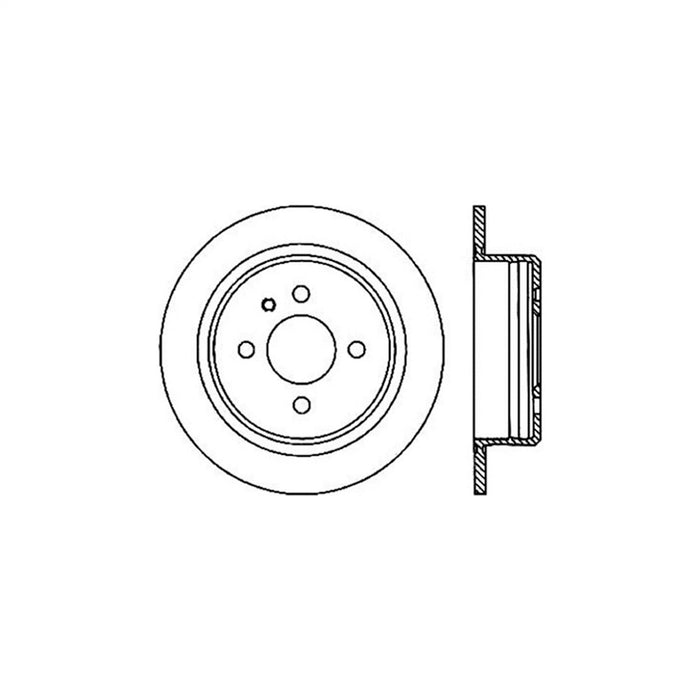 StopTech 125.34019CRY StopTech Cryostop Premium High Carbon Rotor; Rear - Truck Part Superstore