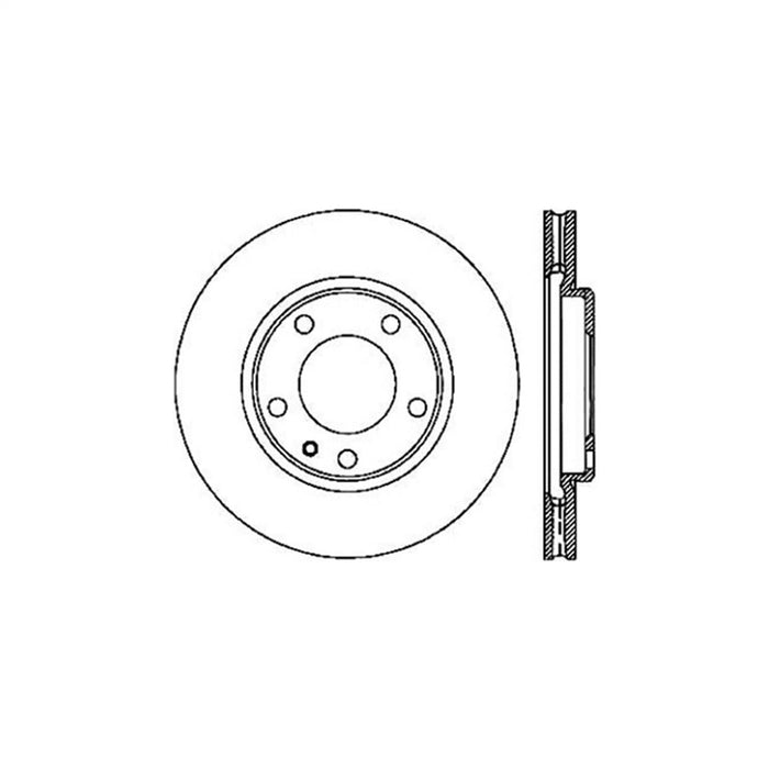 StopTech 125.34023CRY StopTech Cryostop Premium High Carbon Rotor; Front - Truck Part Superstore