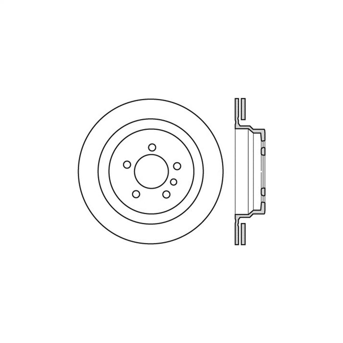 StopTech 125.34036CRY StopTech Cryostop Premium High Carbon Rotor; Rear Left - Truck Part Superstore