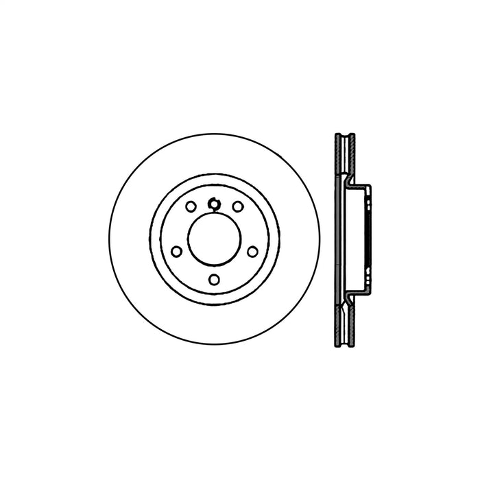 StopTech 125.34039CRY StopTech Cryostop Premium High Carbon Rotor; Front Right - Truck Part Superstore