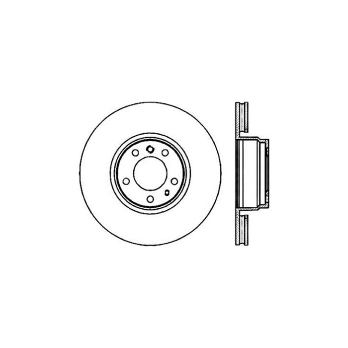 StopTech 125.34043CRY StopTech Cryostop Premium High Carbon Rotor; Rear - Truck Part Superstore