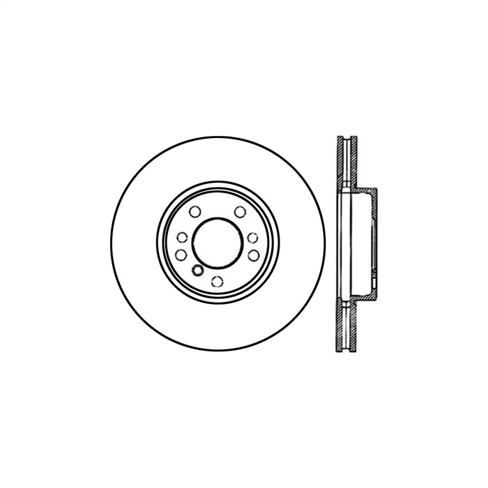StopTech 125.34050CRY StopTech Cryostop Premium High Carbon Rotor; Front - Truck Part Superstore