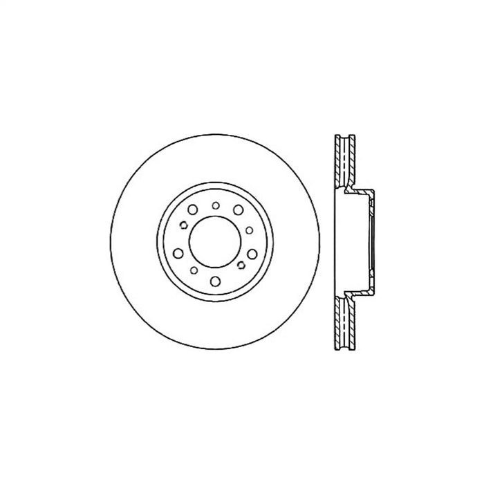 StopTech 125.34059CRY StopTech Cryostop Premium High Carbon Rotor; Front Right - Truck Part Superstore