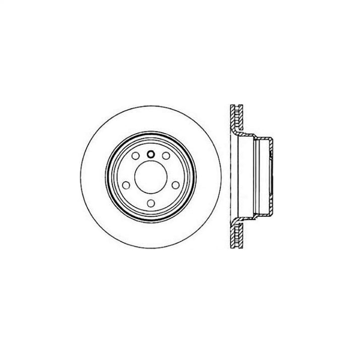 StopTech 125.34061CRY StopTech Cryostop Premium High Carbon Rotor; Rear - Truck Part Superstore
