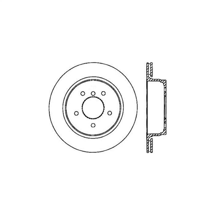 StopTech 125.34074CRY StopTech Cryostop Premium High Carbon Rotor; Rear - Truck Part Superstore