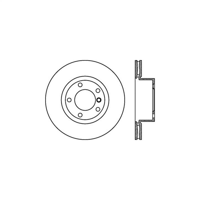 StopTech 125.34077CRY StopTech Cryostop Premium High Carbon Rotor; Front - Truck Part Superstore