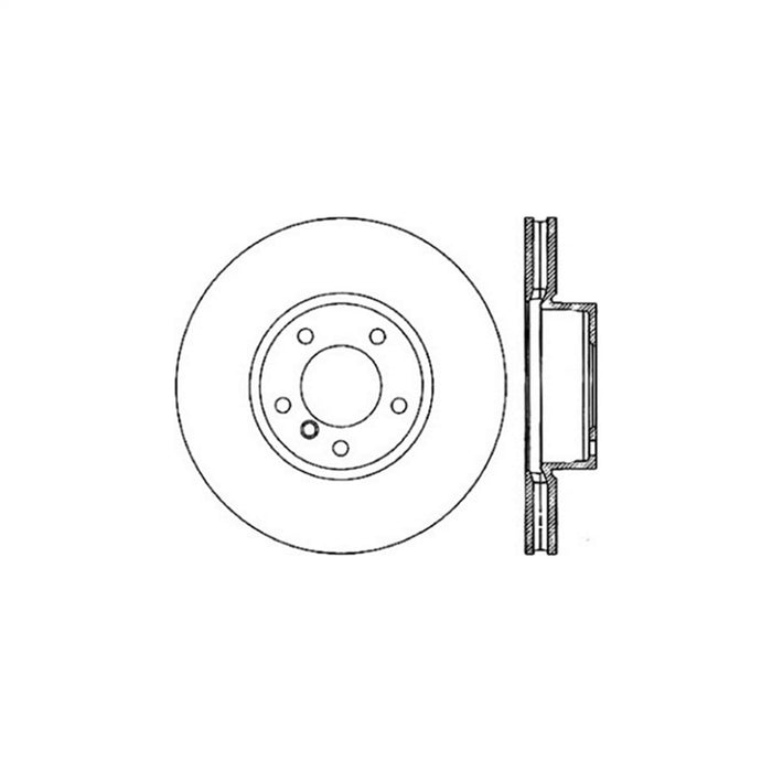 StopTech 125.34098CRY StopTech Cryostop Premium High Carbon Rotor; Front - Truck Part Superstore