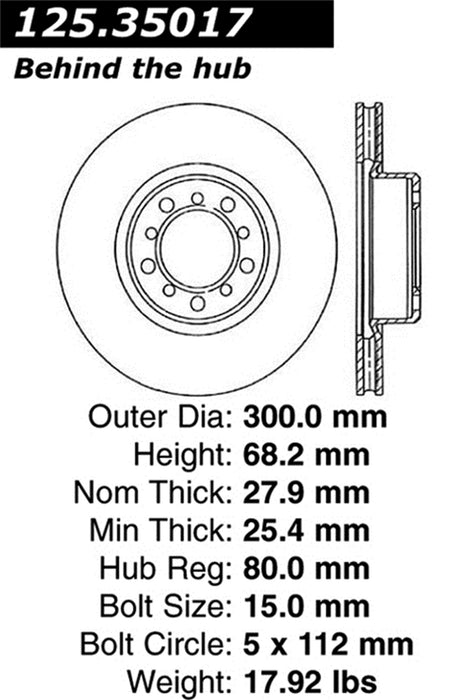StopTech 125.35017CRY StopTech Cryostop Premium High Carbon Rotor; Front - Truck Part Superstore