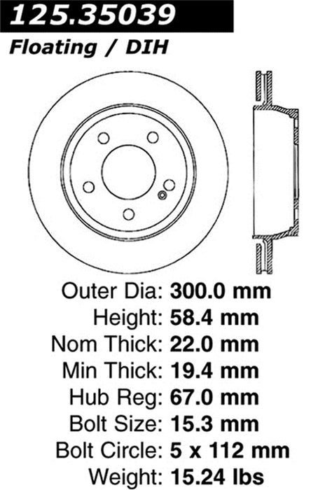 StopTech 125.35039CRY StopTech Cryostop Premium High Carbon Rotor; Rear - Truck Part Superstore