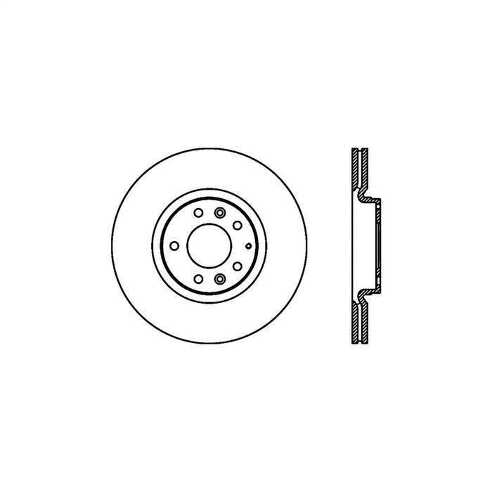 StopTech 125.45073CRY StopTech Cryostop Premium High Carbon Rotor; Front - Truck Part Superstore