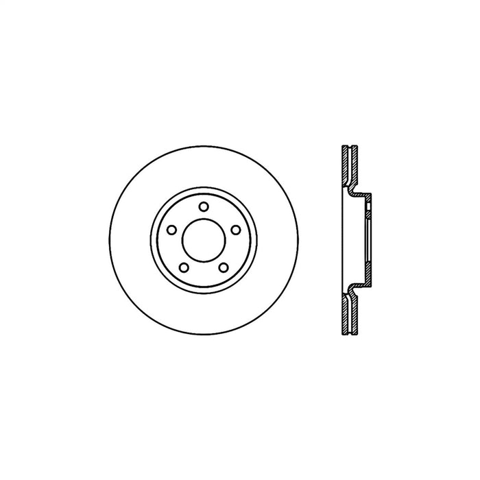 StopTech 125.45078CRY StopTech Cryostop Premium High Carbon Rotor; Front - Truck Part Superstore
