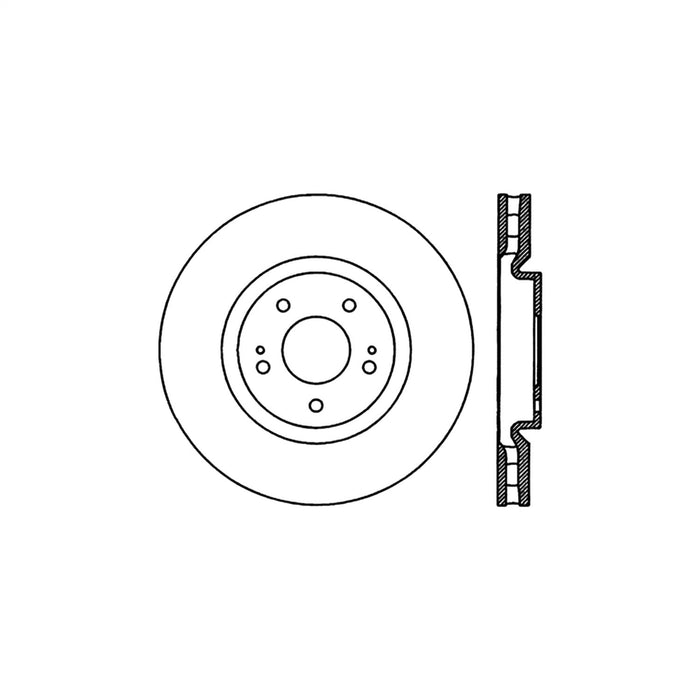 StopTech 125.46064CRY StopTech Cryostop Premium High Carbon Rotor; Front - Truck Part Superstore