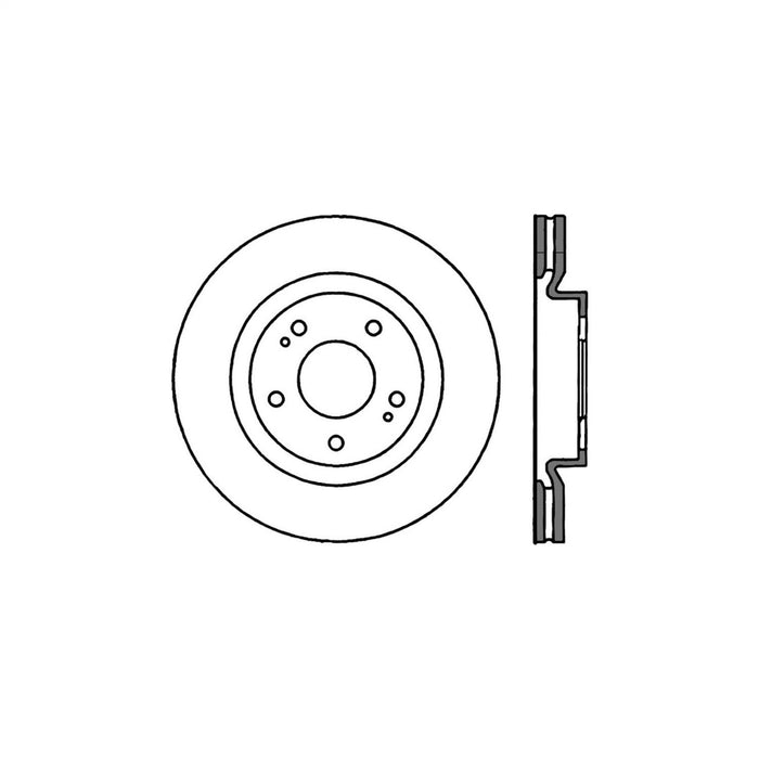 StopTech 125.46076CRY StopTech Cryostop Premium High Carbon Rotor; Front - Truck Part Superstore