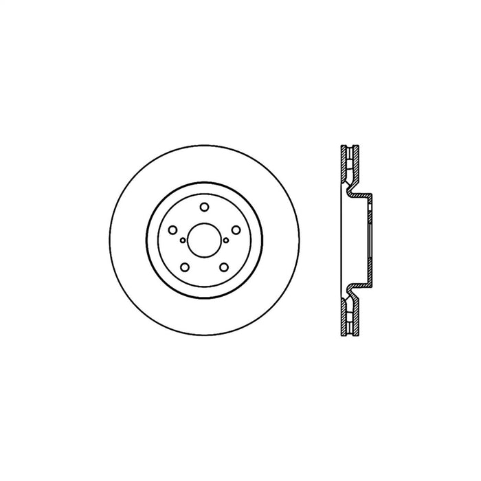 StopTech 125.47022CRY StopTech Cryostop Premium High Carbon Rotor; Front - Truck Part Superstore