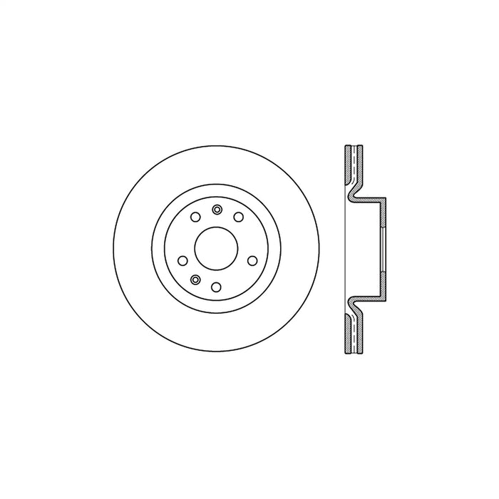 StopTech 125.51036CRY StopTech Cryostop Premium High Carbon Rotor; Front - Truck Part Superstore