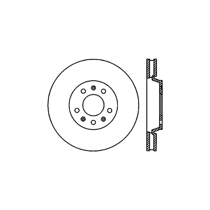 StopTech 125.62070CRY StopTech Cryostop Premium High Carbon Rotor; Front - Truck Part Superstore