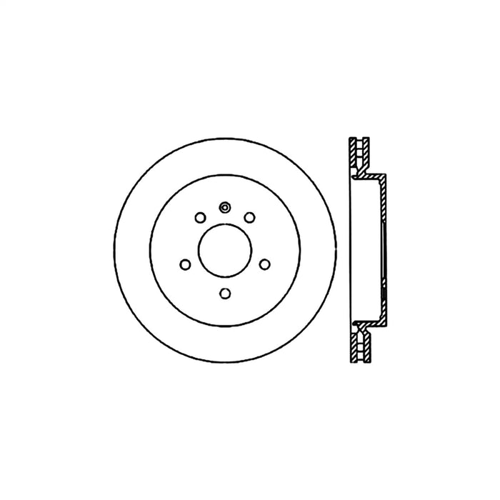 StopTech 125.62071CRY StopTech Cryostop Premium High Carbon Rotor; Rear - Truck Part Superstore